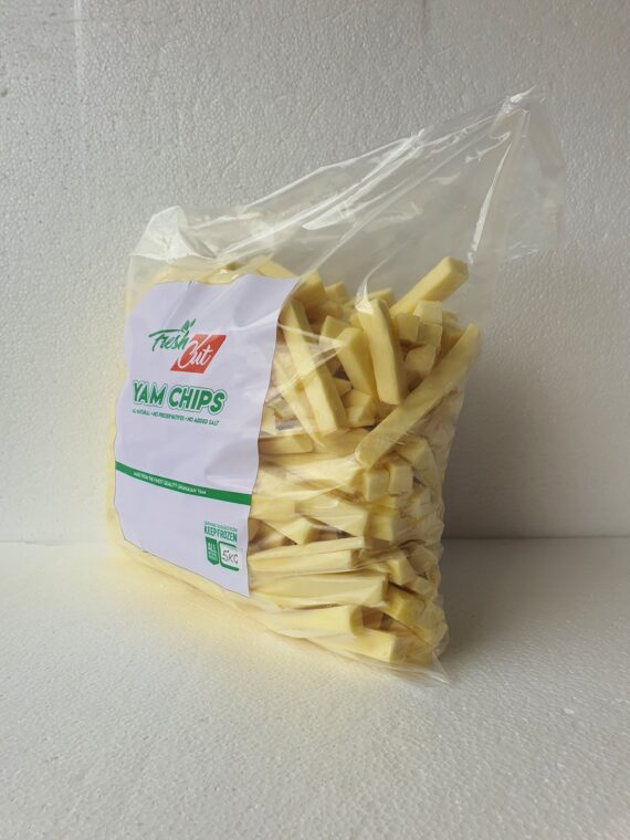 Fresh Cut Yam Chips - 5 kg