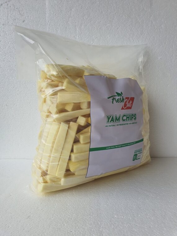 Fresh Cut Yam Chips - 5 kg