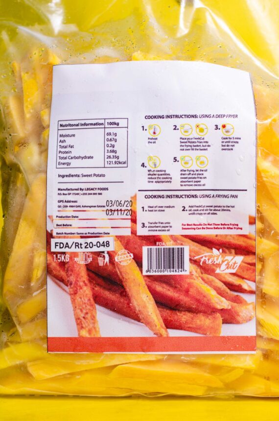 FreshCut Sweet Potato Fries - 1.5 kg